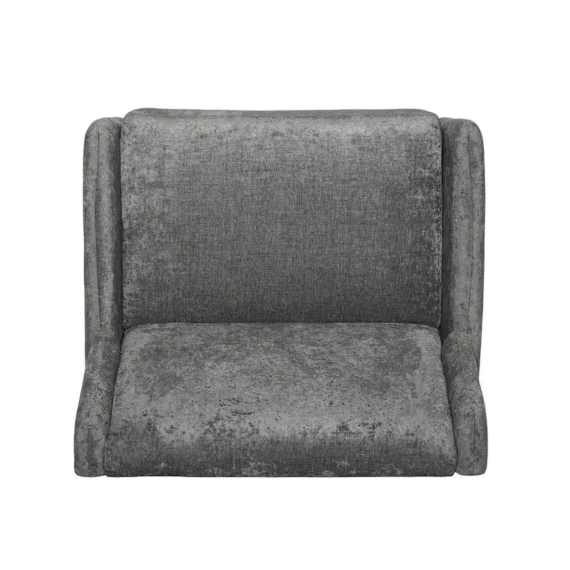 Oversized stoffen relaxfauteuil met duwmechanisme