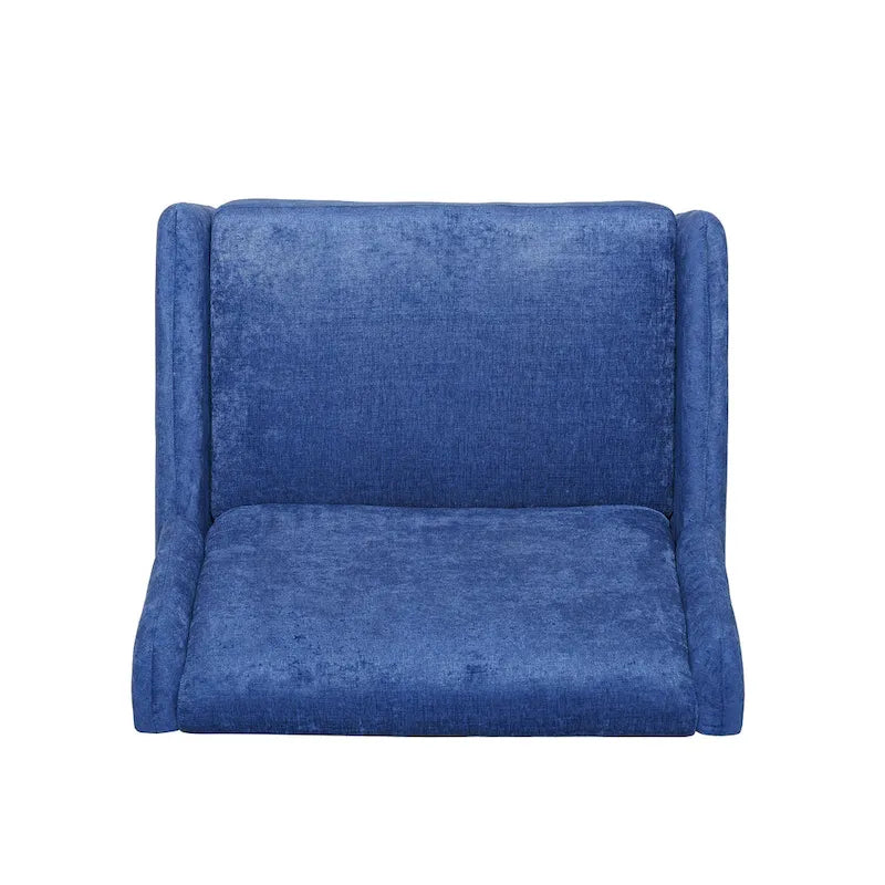 Oversized stoffen relaxfauteuil met duwmechanisme