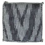 Grijze Geometrische Poef Hocker