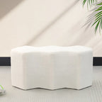 35" Fluweel Ottomaanse Bank – Polygon Voetenbank