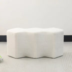 35" Fluweel Ottomaanse Bank – Polygon Voetenbank