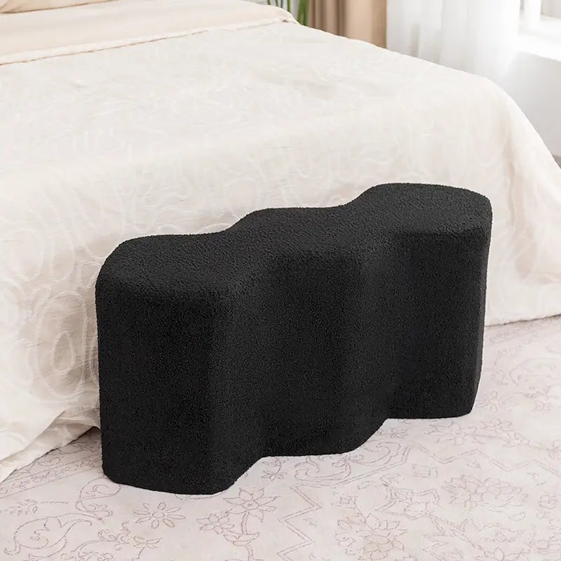 35" Fluweel Ottomaanse Bank – Polygon Voetenbank