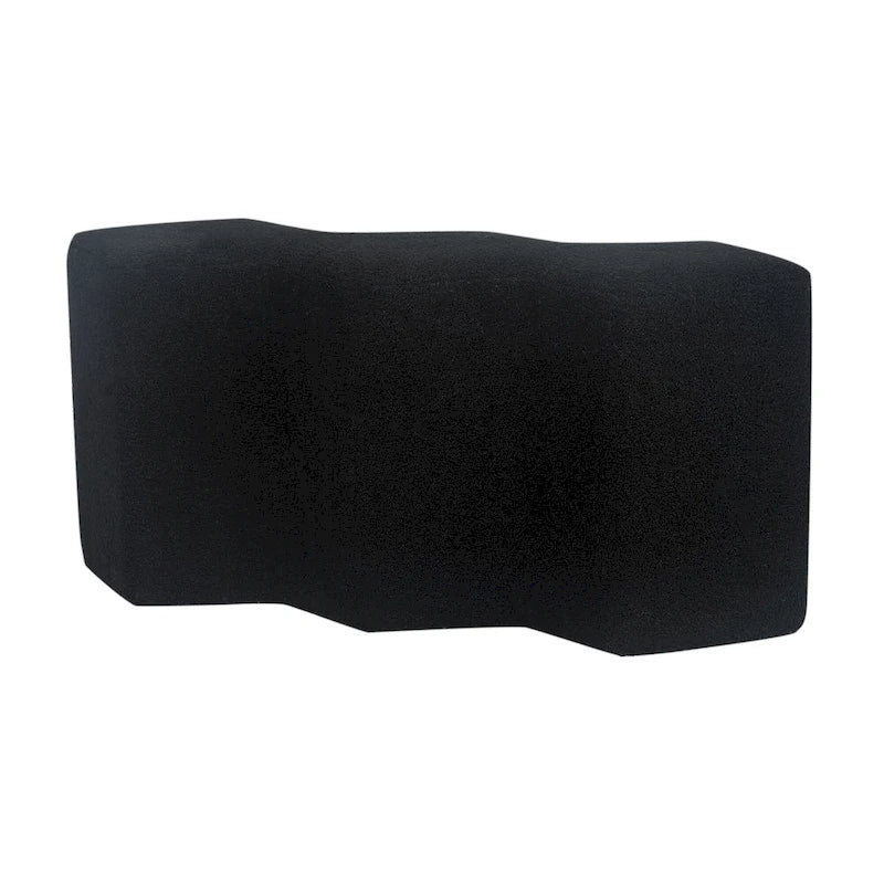 35" Fluweel Ottomaanse Bank – Polygon Voetenbank