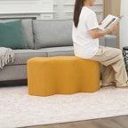 35" Fluweel Ottomaanse Bank – Polygon Voetenbank