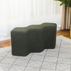 35" Fluweel Ottomaanse Bank – Polygon Voetenbank