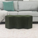35" Fluweel Ottomaanse Bank – Polygon Voetenbank