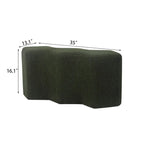 35" Fluweel Ottomaanse Bank – Polygon Voetenbank