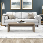 48" rechthoekige salontafel met sledeonderstel