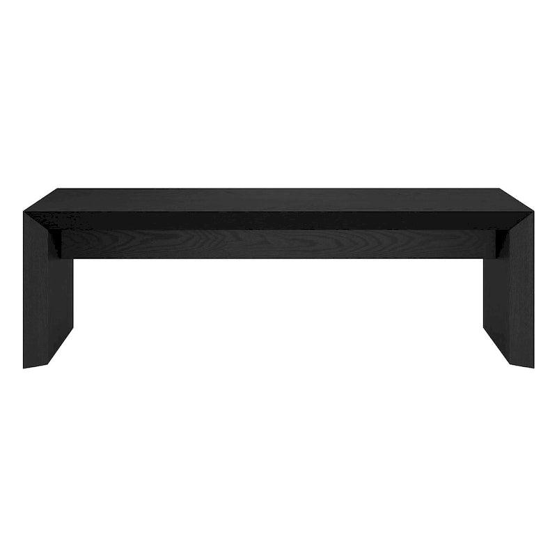 48" rechthoekige salontafel met sledeonderstel