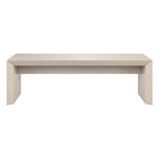 48" rechthoekige salontafel met sledeonderstel