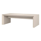 48" rechthoekige salontafel met sledeonderstel