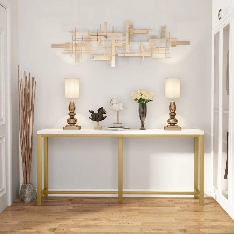 70,9 Inch Console Tafel met Opbergplank