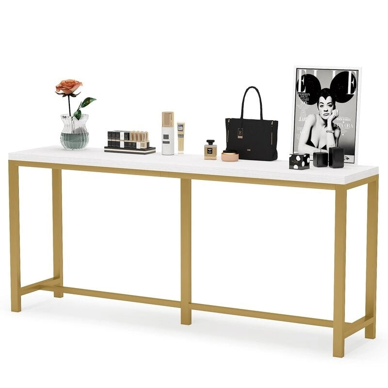 70,9 Inch Console Tafel met Opbergplank