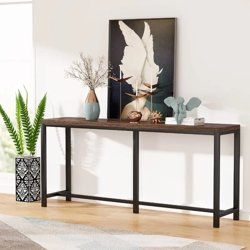 70,9 Inch Console Tafel met Opbergplank