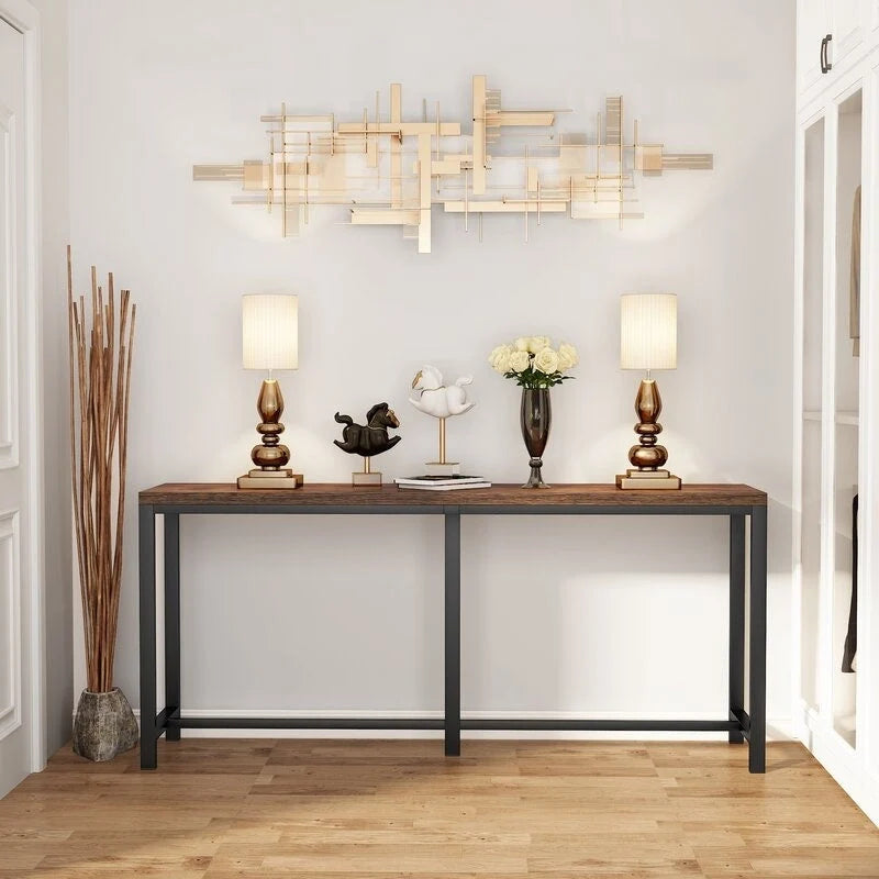 70,9 Inch Console Tafel met Opbergplank