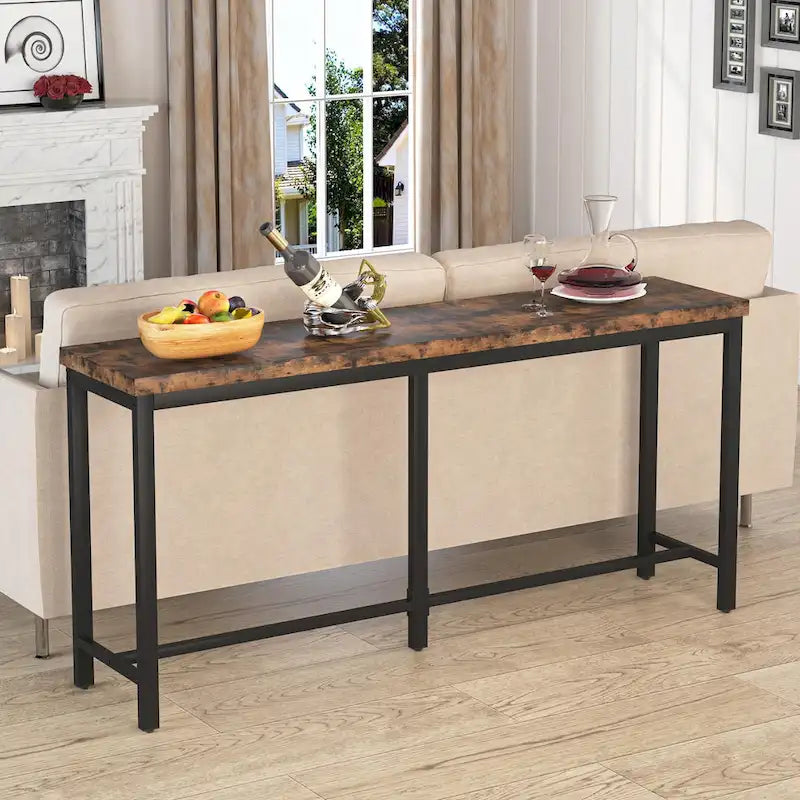 70,9 Inch Console Tafel met Opbergplank