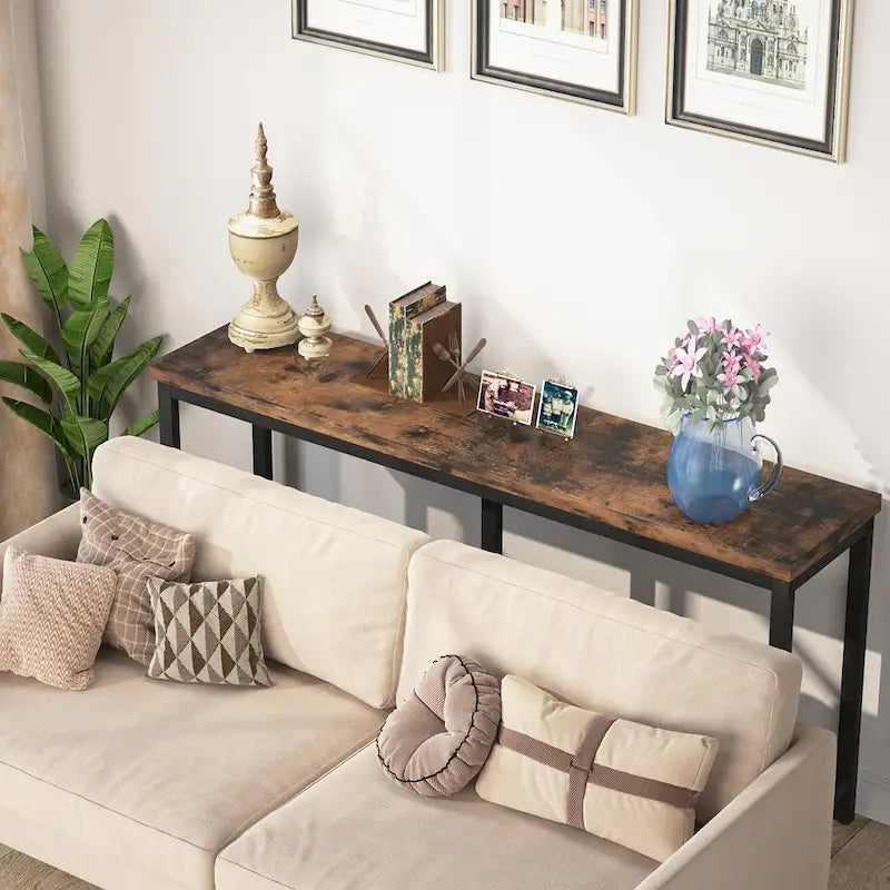70,9 Inch Console Tafel met Opbergplank