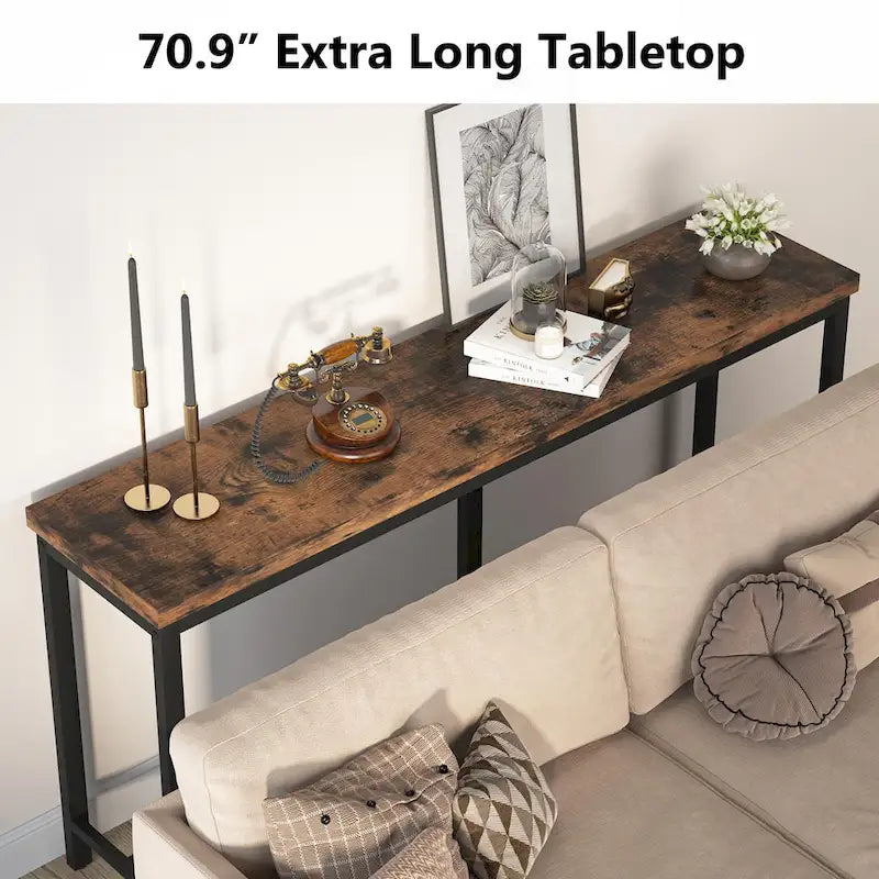 70,9 Inch Console Tafel met Opbergplank