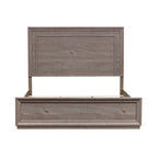 Kingsize Panelbed met LED-hoofdbord - Greystone Afwerking