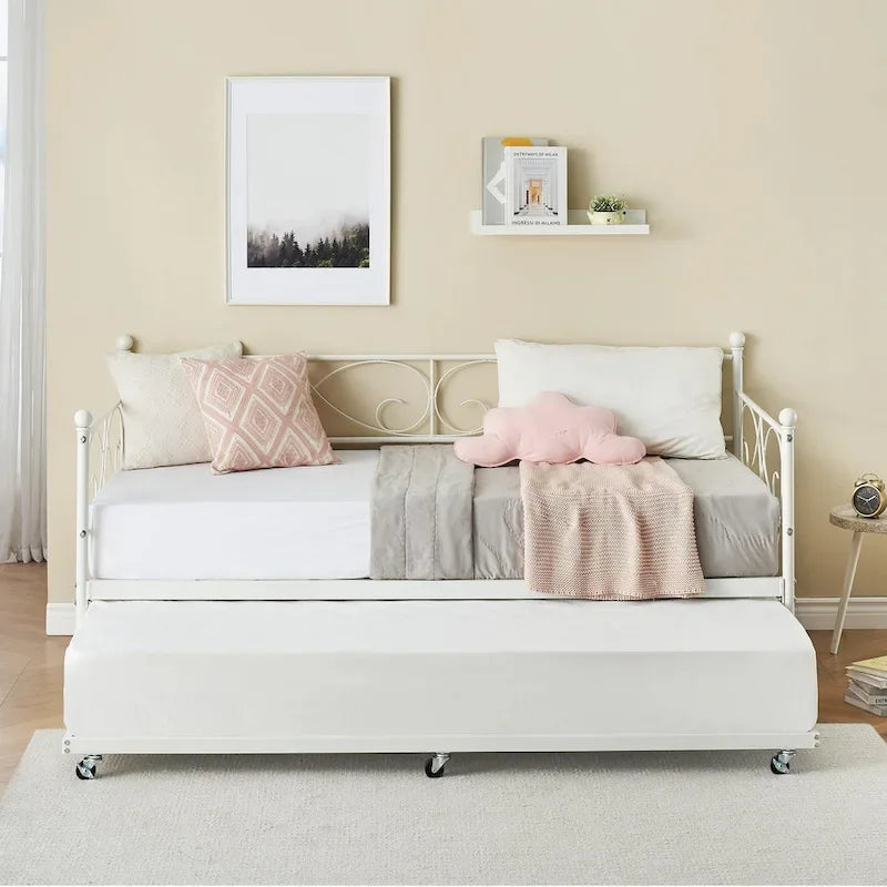 Tweepersoons Divanbed met Uitschuifbaar Bedframe