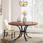Ronde eettafel van 47 inch, geschikt voor 4–6 personen