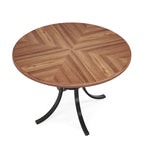 Ronde eettafel van 47 inch, geschikt voor 4–6 personen