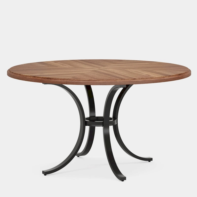 Ronde eettafel van 47 inch, geschikt voor 4–6 personen