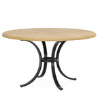 Ronde eettafel van 47 inch, geschikt voor 4–6 personen