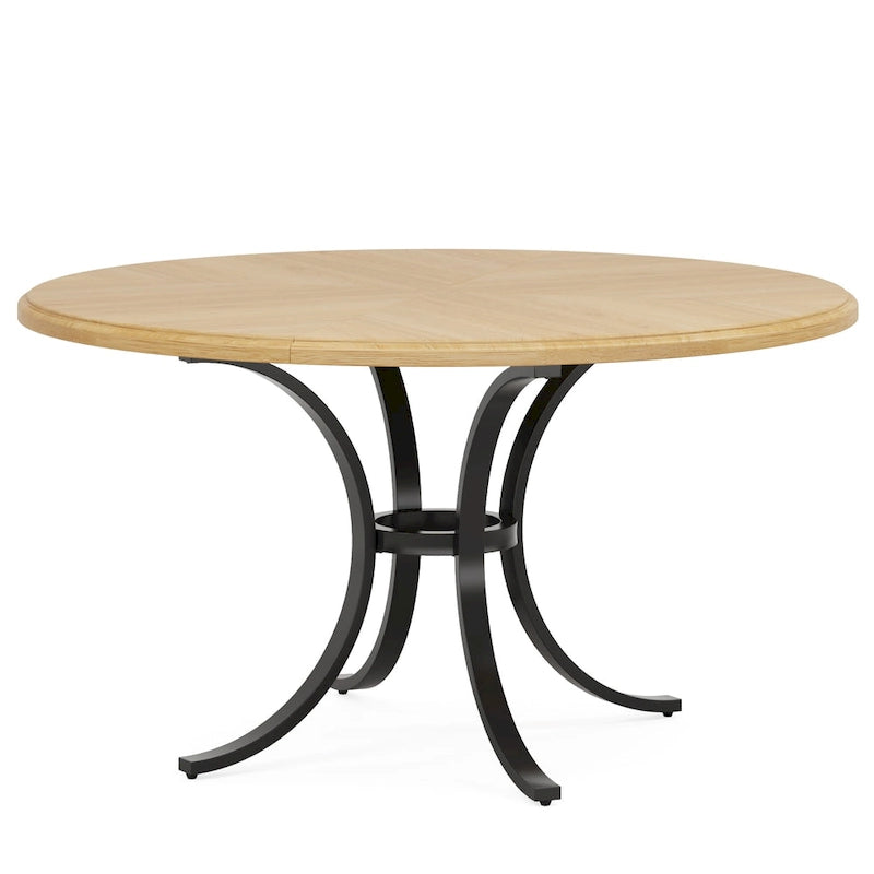 Ronde eettafel van 47 inch, geschikt voor 4–6 personen