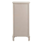 Zwart opbergkastje met rieten manden (verouderde look) - 40,6B x 30,5D x 88,9H cm