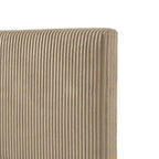 Queensize Corduroy Bedovertrek – Alleen Hoofdeinde & Frame Overtrek