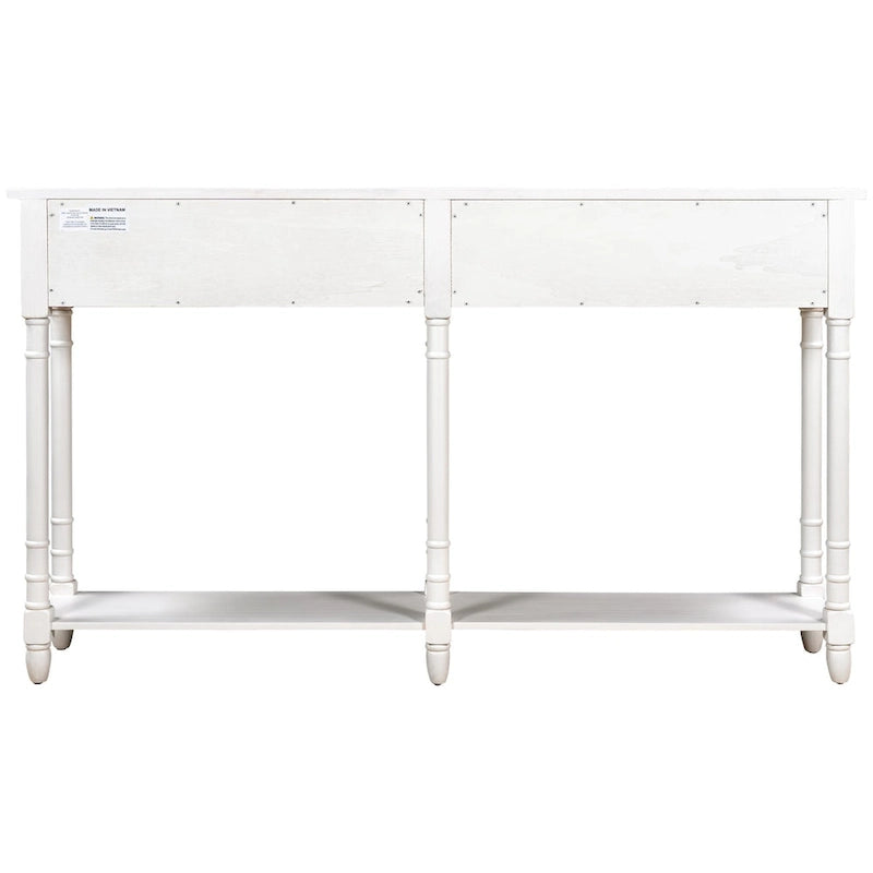 Wandtafel met twee lades en onderste plank