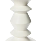 Massief houten bijzettafel of krukje in mid-century modern stijl