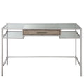 Glazen Bureaustoel met Metalen Frame