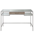 Glazen Bureaustoel met Metalen Frame