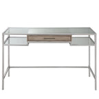 Glazen Bureaustoel met Metalen Frame